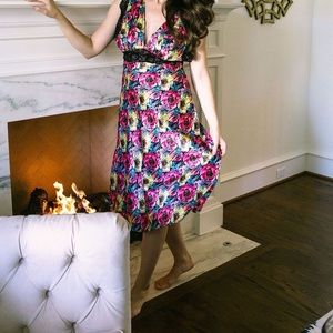 Vibrant Silk Nightgown or Dress – Saints of June “The Maybe” – Size L (NWT)